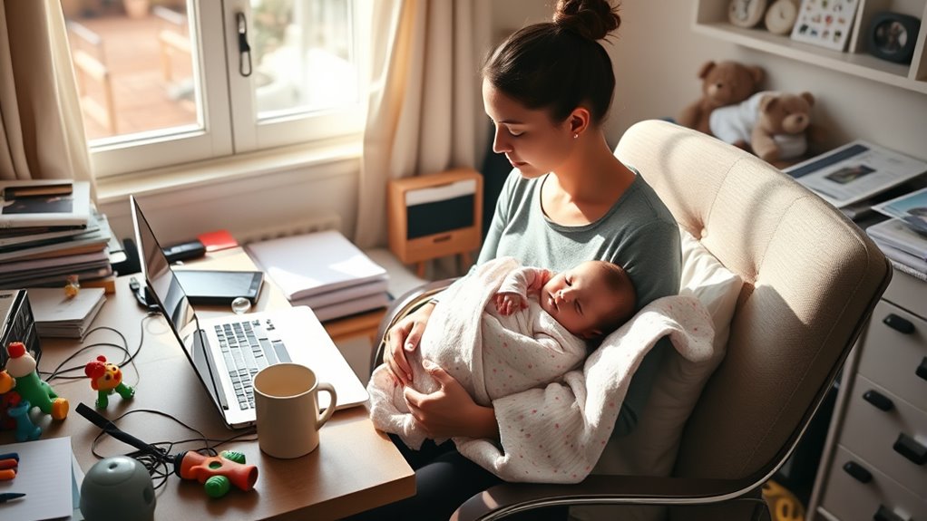balancing work and newborn