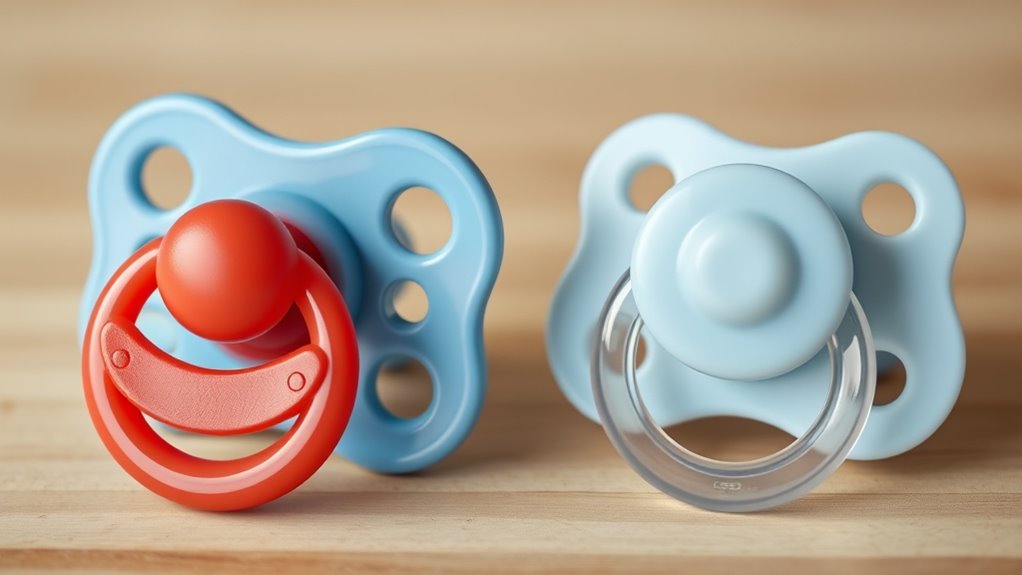 latex versus silicone pacifiers
