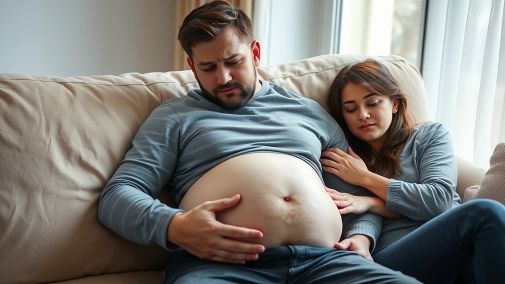 partner experiences unexplained symptoms