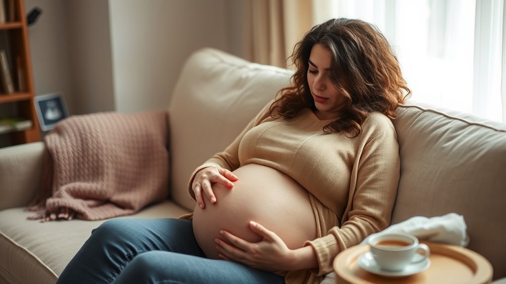 partner pregnancy symptom connection