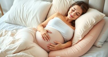 pregnancy sleep position tips