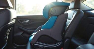 proper car seat position