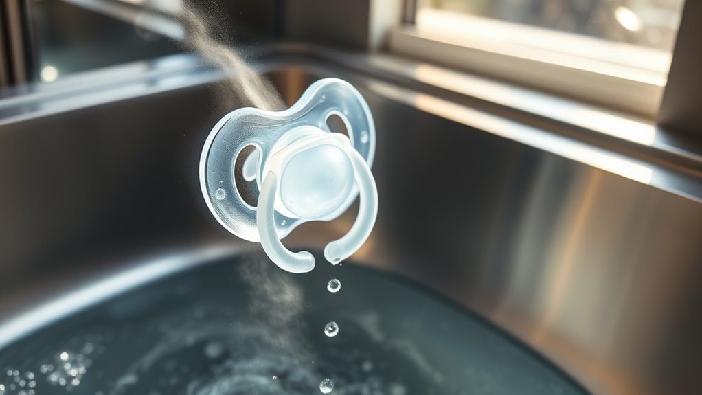 quick pacifier sanitizing method