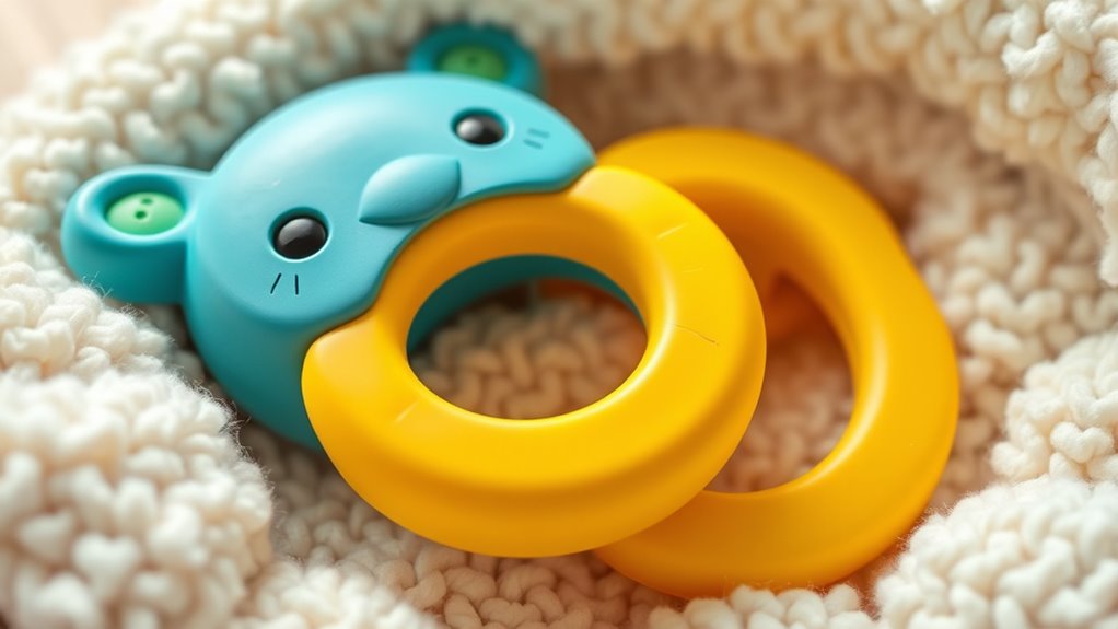 replace baby teethers regularly