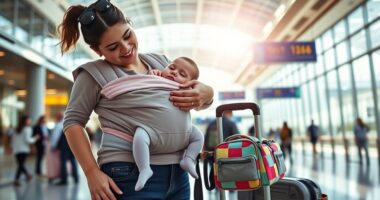 traveling with a baby peacefully