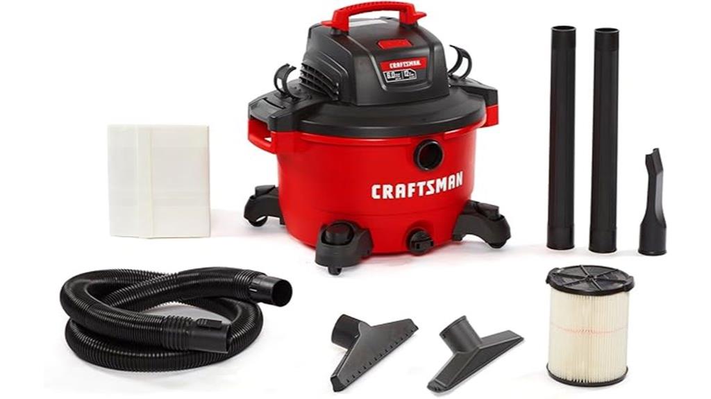 12 gallon wet dry vac