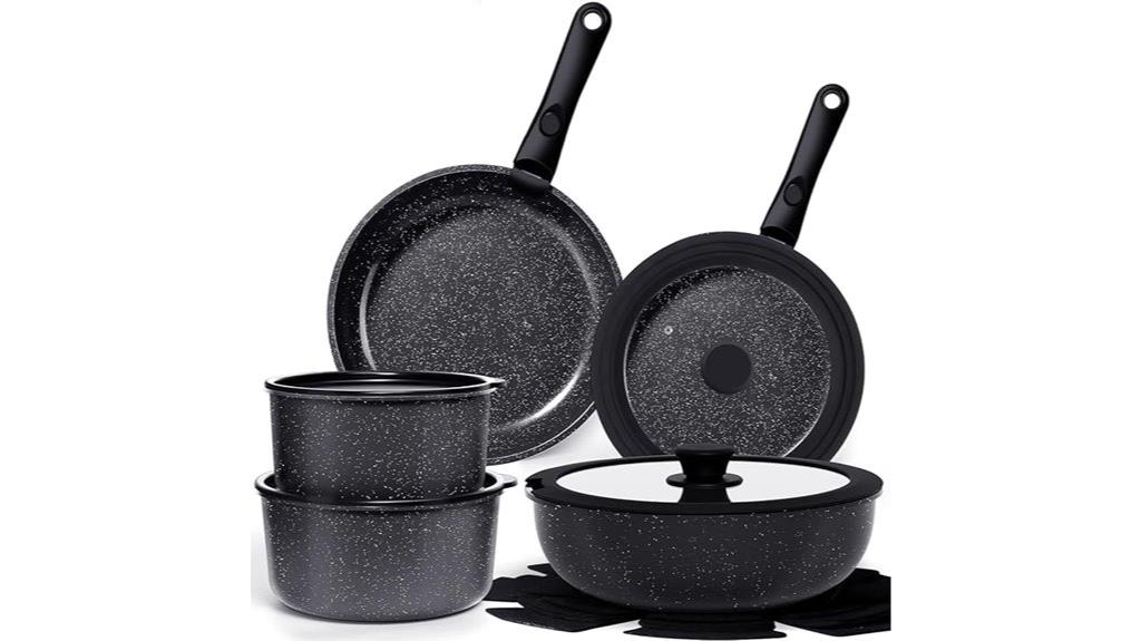 15 piece ceramic cookware set