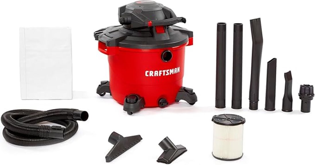 16 gallon wet dry vac