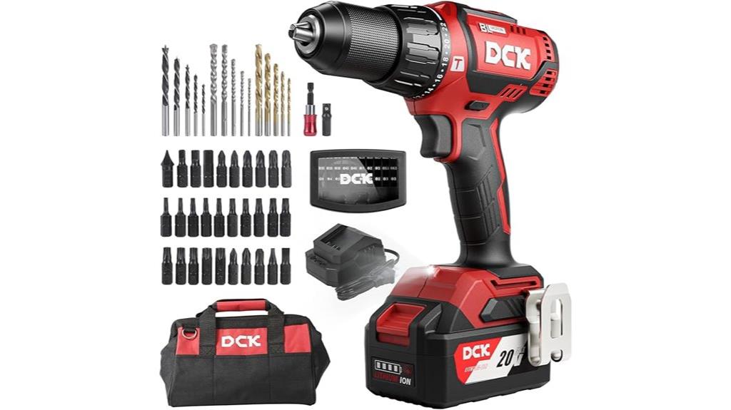 20v brushless hammer drill