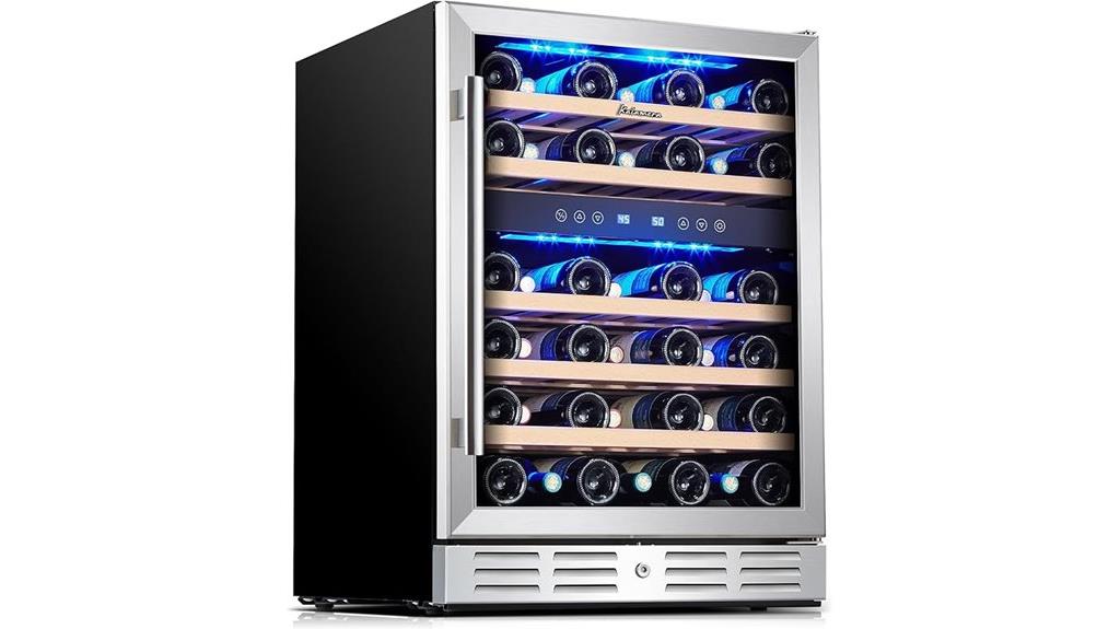 24 inch 46 bottle cooler