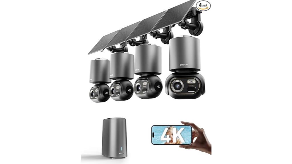 4k solar wireless security
