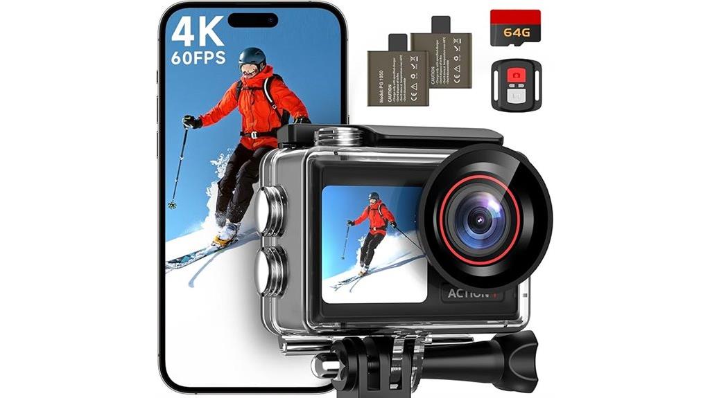 4k waterproof action camera