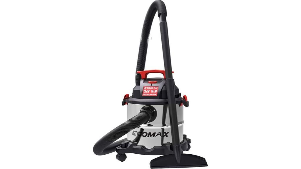 5 gallon stainless steel vacuum