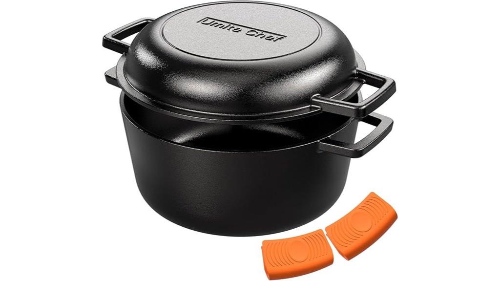 5 quart cast iron