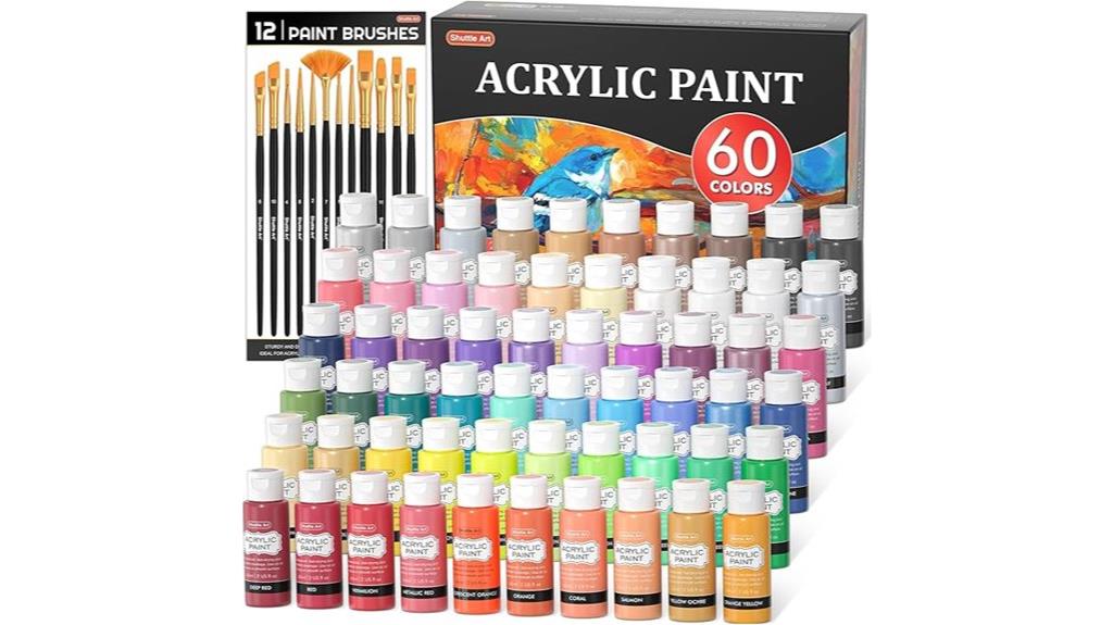 72 pack acrylic paint