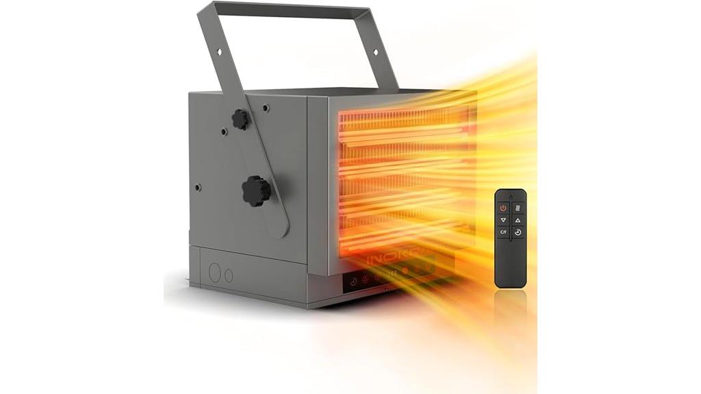 7500w garage heater remote