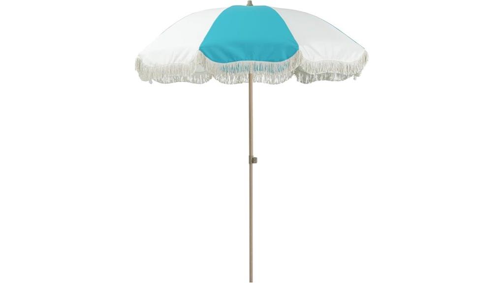 7ft boho beach umbrella