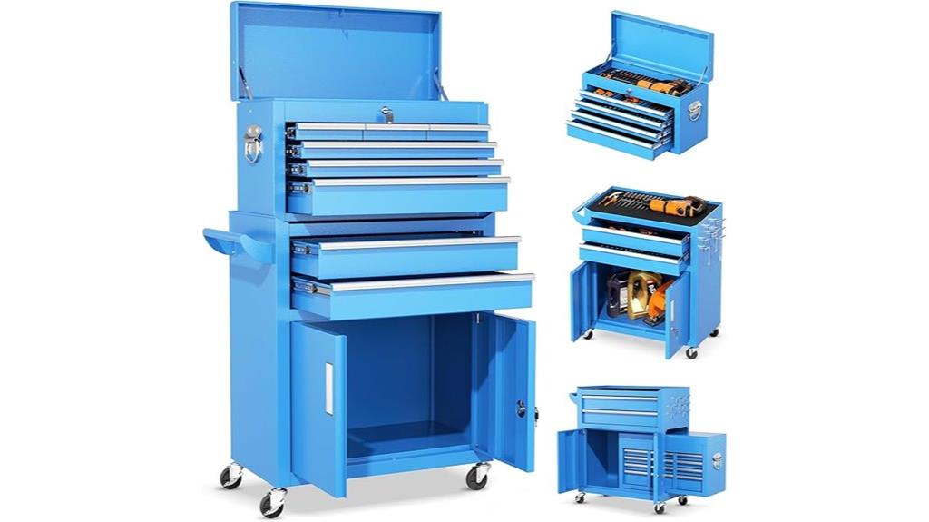 8 drawer rolling tool chest