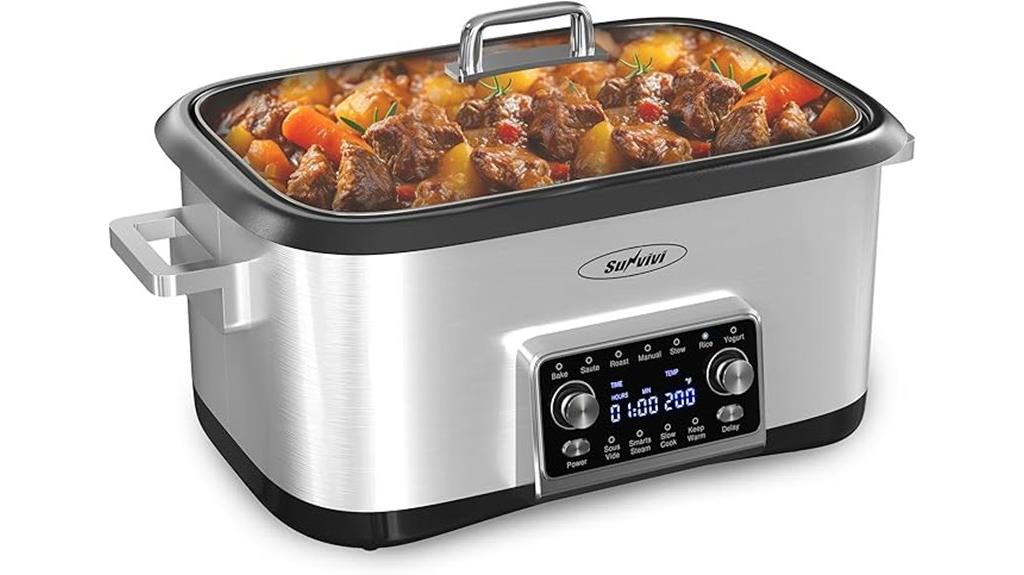 8 quart digital slow cooker