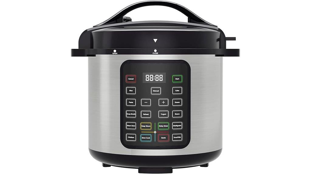 8 quart stainless steel cooker