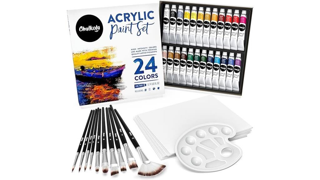 acrylic paint set bundle