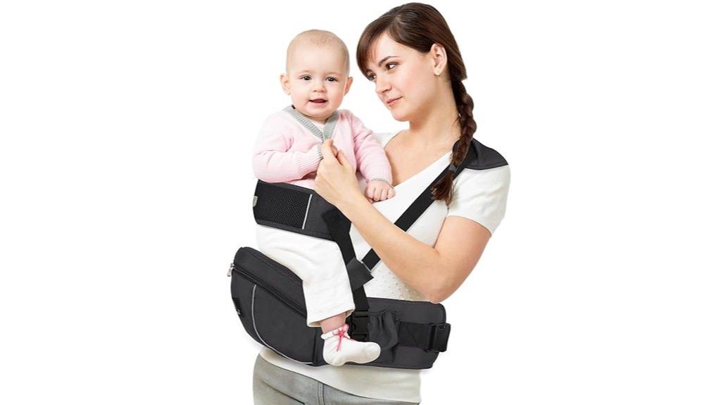 adjustable baby carrier pocket