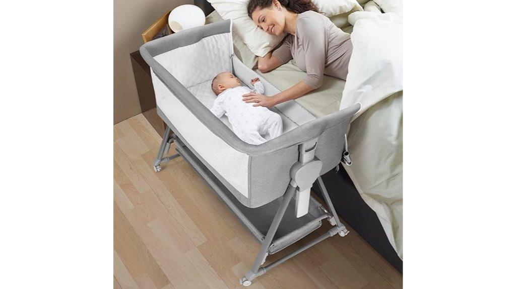 adjustable bassinet bedside sleeper