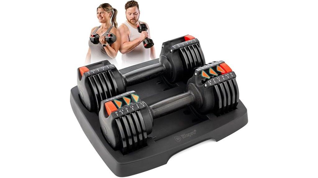 adjustable dumbbells for versatile workouts