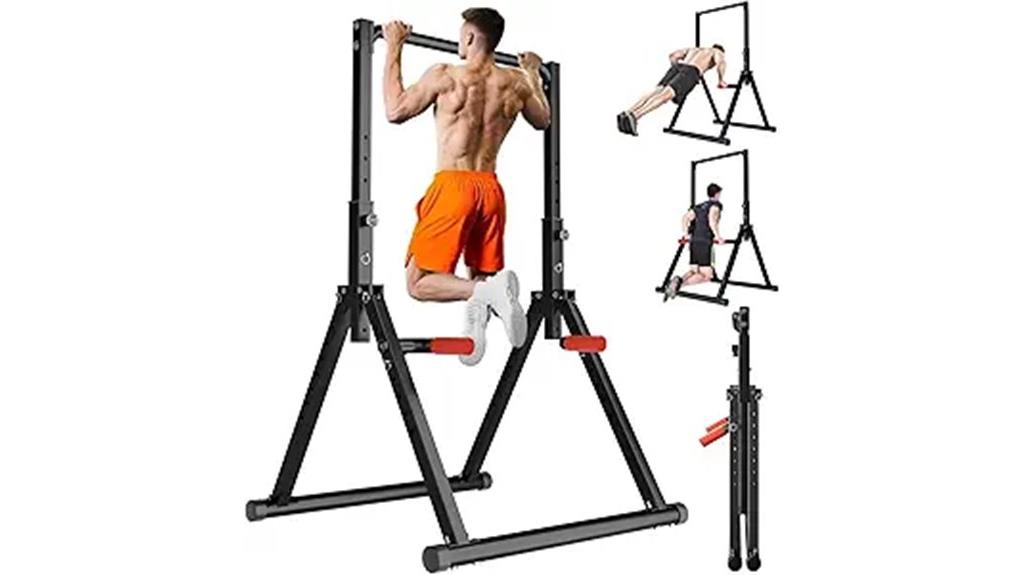 adjustable foldable gym station