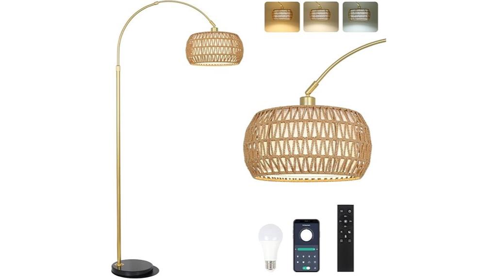 adjustable gold dimmable lamp