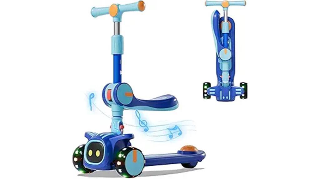 adjustable height kids scooter