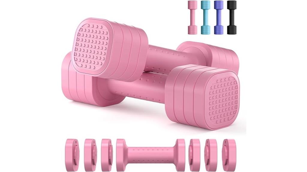adjustable home dumbbell set