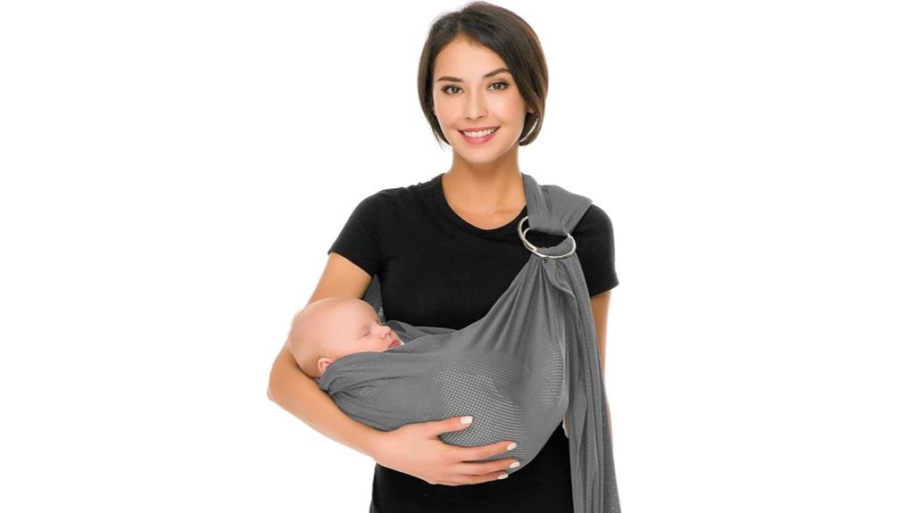 adjustable mesh baby carrier