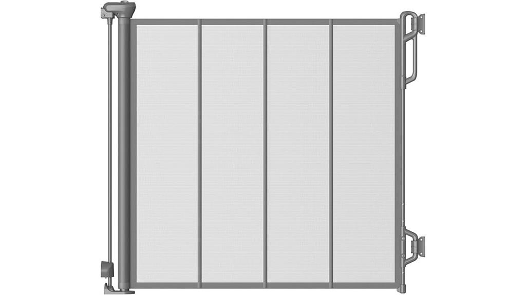 adjustable mesh child gate