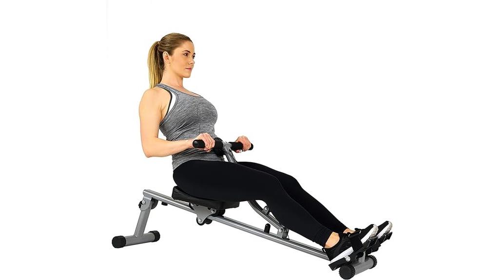 adjustable resistance rowing machine