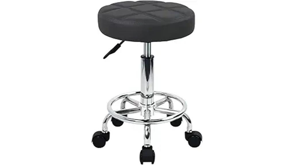 adjustable swivel stool wheels