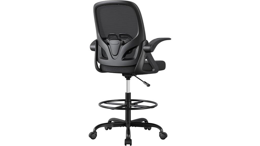 adjustable tall drafting chair