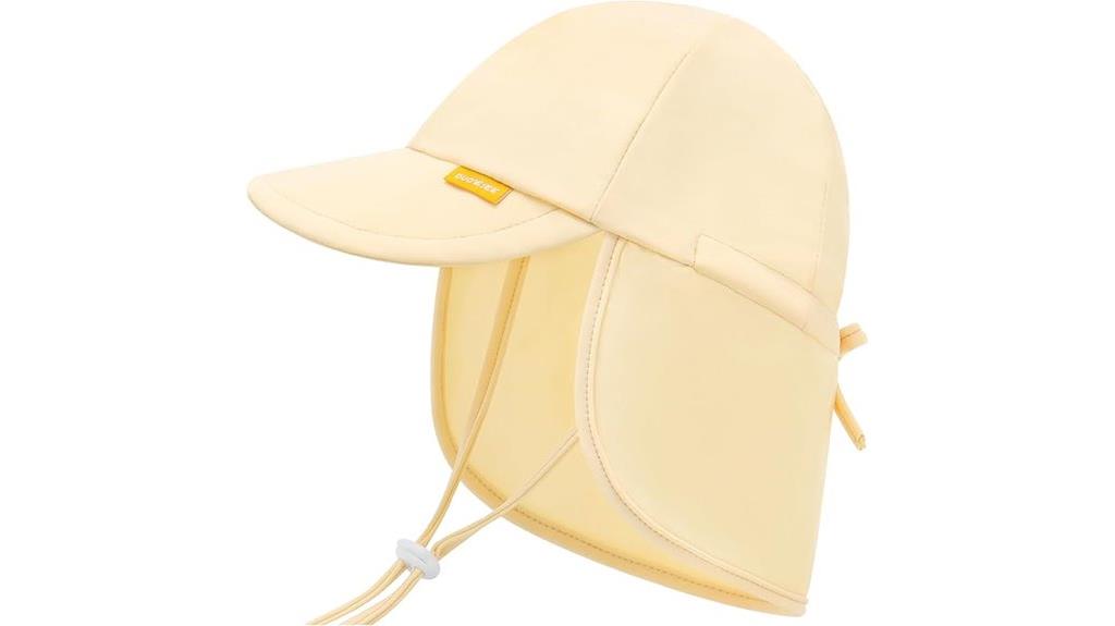adjustable upf50 baby hat