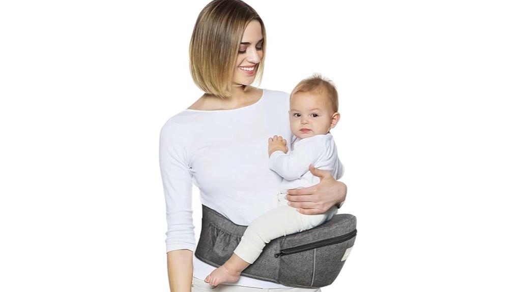 adjustable waist hip seat
