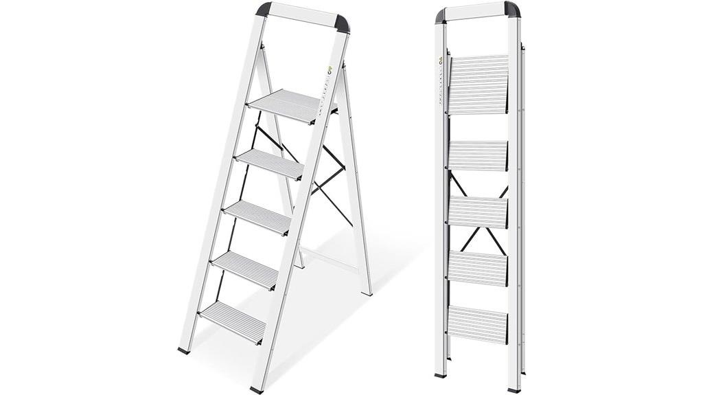 aluminium 5 step ladder