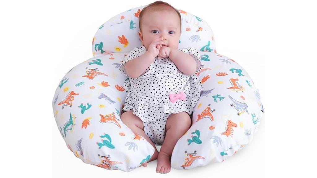 animal patterned nursing pillow