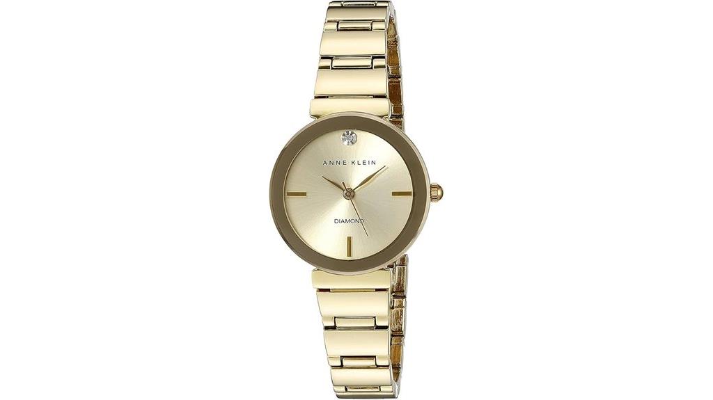 anne klein diamond dial watch