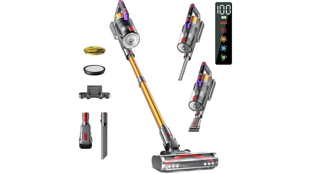 aromatherapy led cordless vacuum