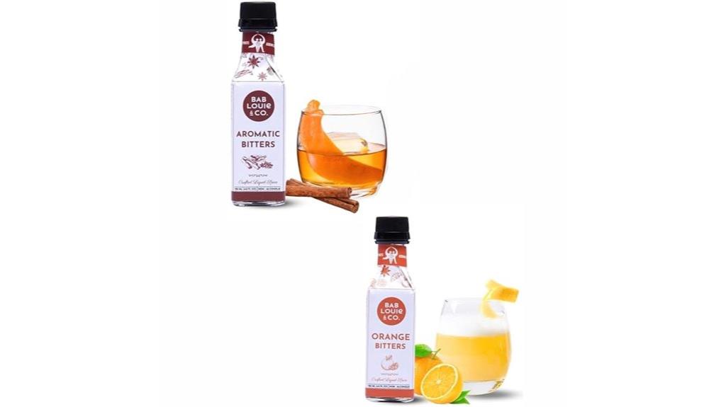 aromatic orange bitters bottle