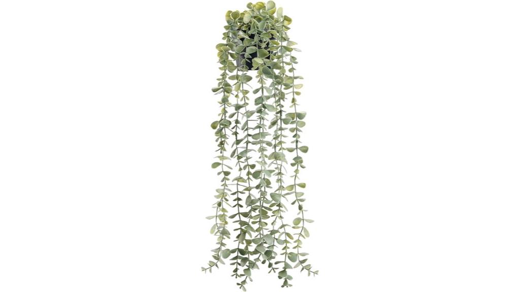 artificial eucalyptus indoor decor