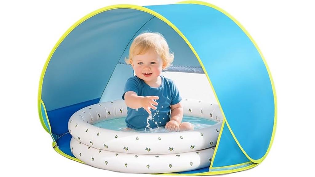 baby beach tent pool