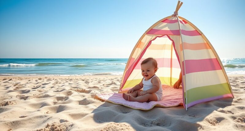 baby beach tent safety