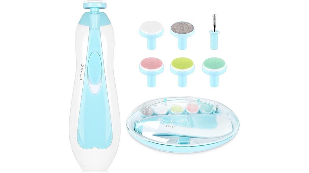 baby blue nail grooming kit