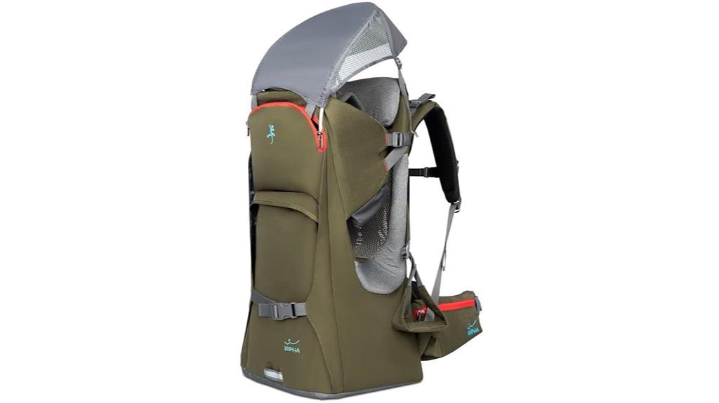 baby carrier with sun canopy