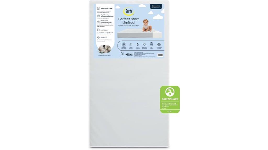 baby crib and toddler mattress